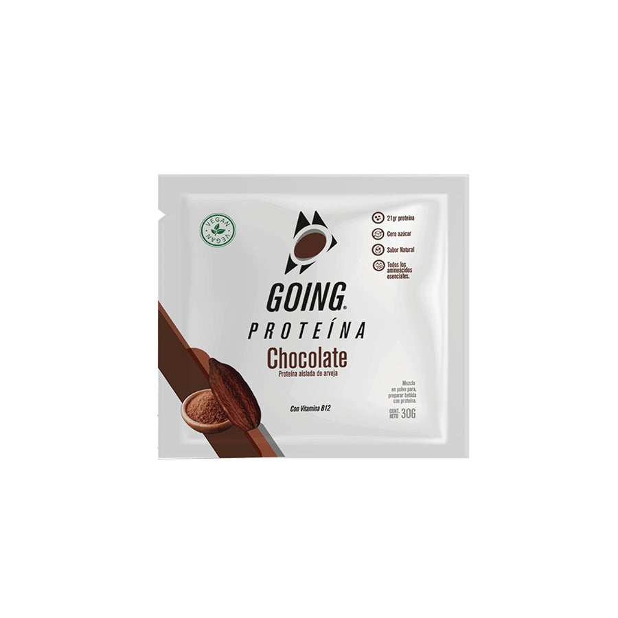 Sobres de proteína vegana x 12 und - sabor a CHOCOLATE