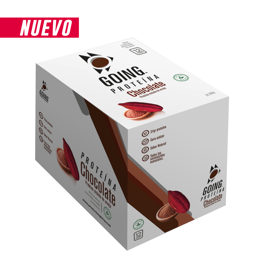 Sobres de proteína vegana x 12 und - sabor a CHOCOLATE