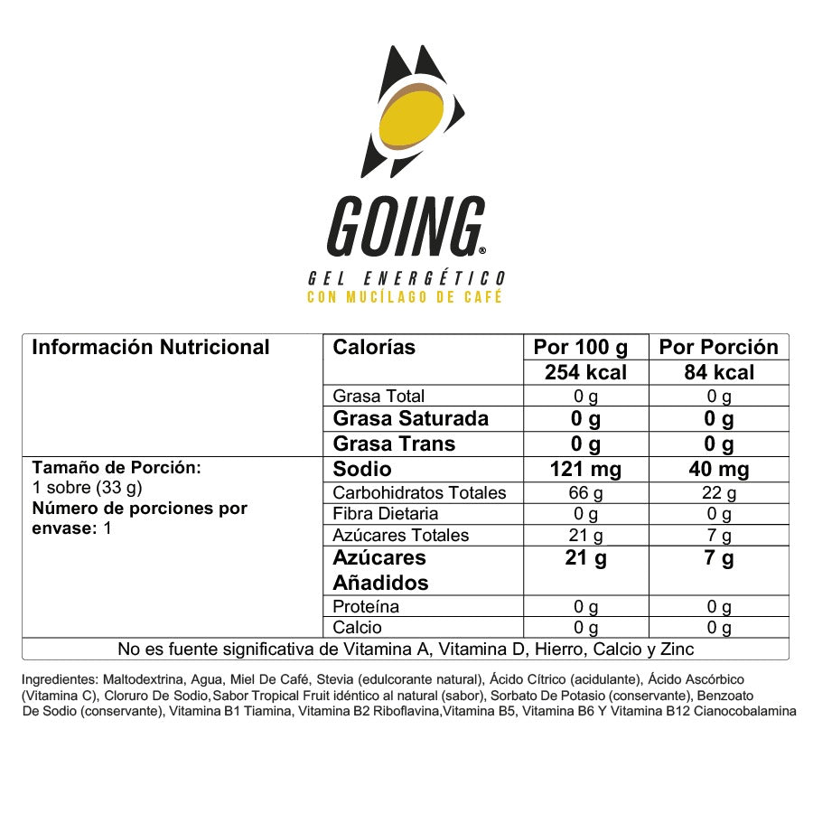 Geles Energéticos Going - Pack x12 Unidades Sabores Mixtos | Energía Rápida y Sostenida