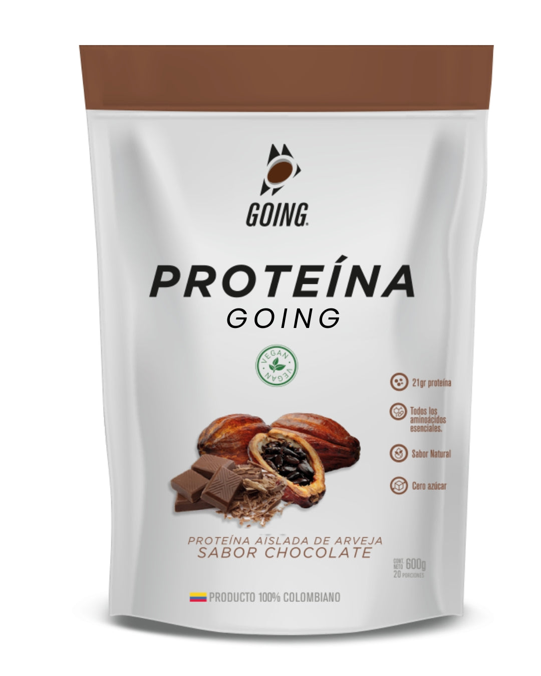 Bolsa de proteína x20 porciones - Chocolate o Vainilla| *50% OFF* Segunda unidad