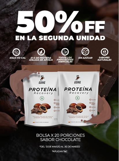1 Bolsa de proteína vegana 20 porciones - sabor a CHOCOLATE- *50% OFF* segunda proteína