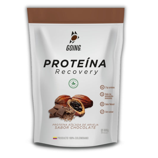 Doypack de Proteína Going con vitaminas sabor chocolate de 600 g, bolsa resellable café