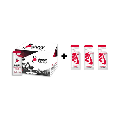 Caja x 24 Geles Energéticos Going Sabor Granada + 3 Geles Going x Nike GRATIS