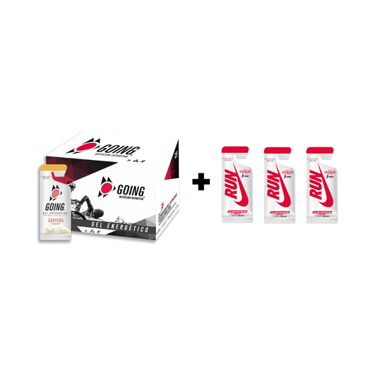 Caja x 24 Geles Energéticos Going Sabor Guayaba + 3 Geles Going x Nike GRATIS