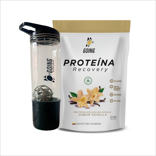 Bolsa de proteína vegana + Shaker obsequio x 20 porciones - sabor a VAINILLA