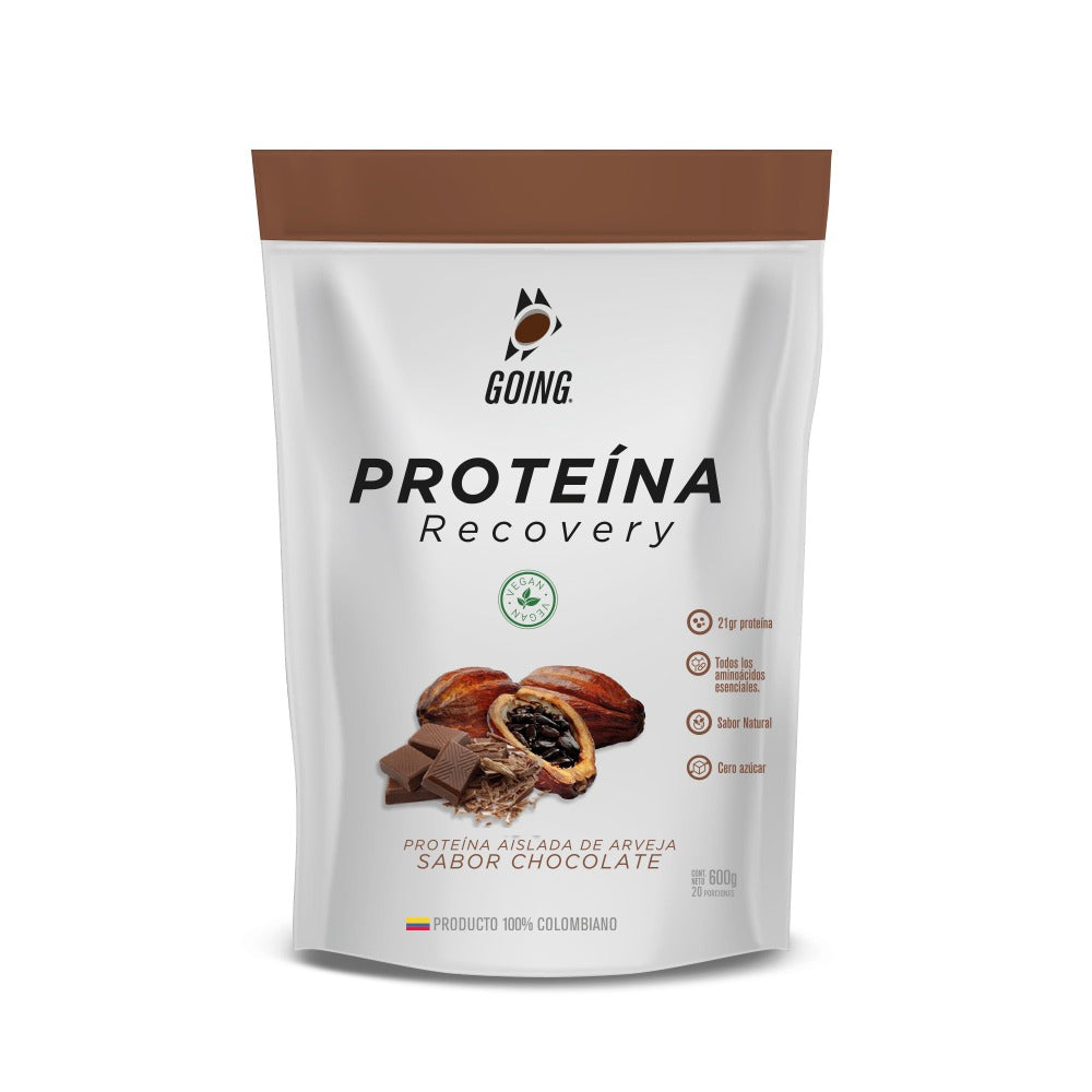 Bolsa con 20 porciones - Proteína vegana - sabor a CHOCOLATE + SHAKER