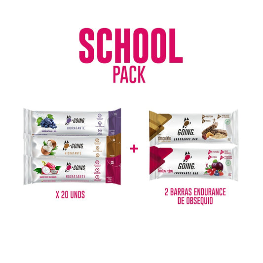 Regreso a clases (20 sticks de hidratante mixto + 2 barras endurance gratis)