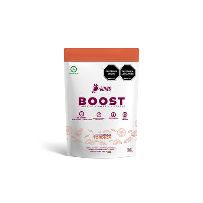Energy Pro: 24 geles energéticos + 2 boost Toronja + 2 boost Durazno + 1 Caramañola