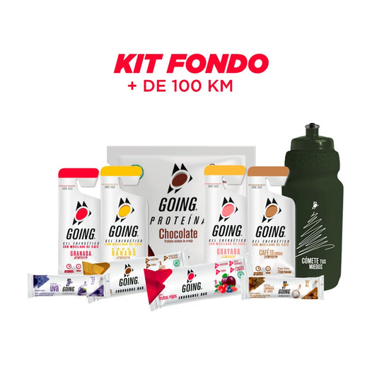 Kit Gran Fondo - 6 geles energéticos + 9 hidratantes +1 proteína + 4 barras endurance + caramañola de obsequio