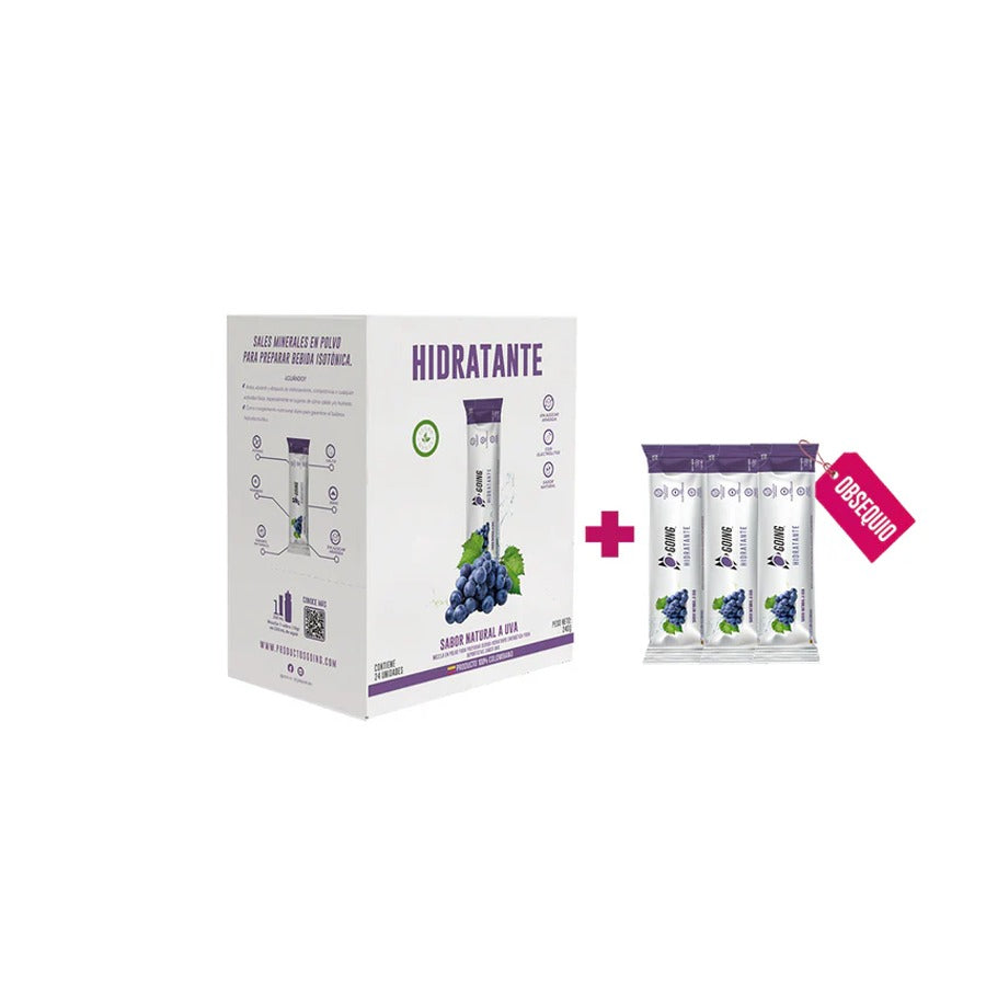 Caja x 24 stiks Hidratante con electrólitos- ELIGE SABOR- |+ 3 stiks gratis