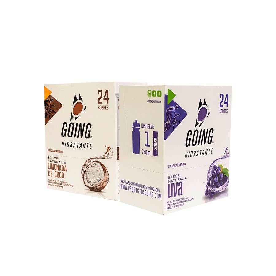 Caja x 24 stiks Hidratante con electrólitos- ELIGE SABOR- |+ 3 stiks gratis