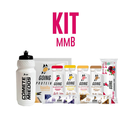 Kit 21k: 4 geles, 6 stick de hidratante, 1 sobre de proteína, 1 barra endurance, 1 caramañola