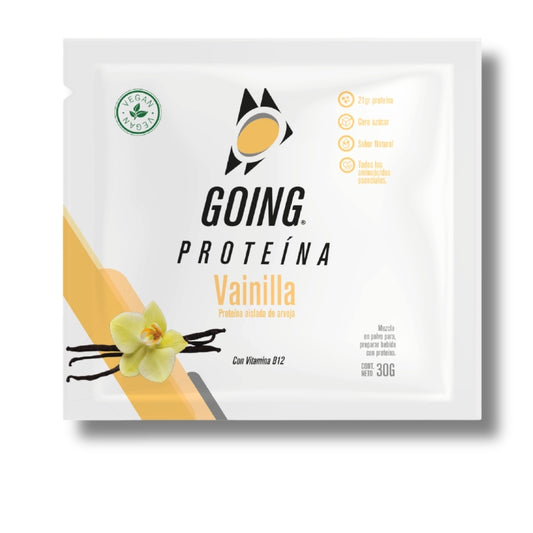 Sobres de Proteína Going sabor vainilla, pack de 12