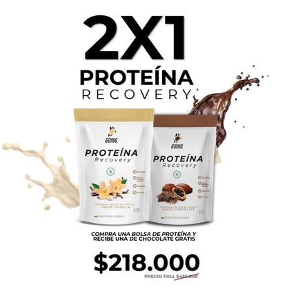 2X1 Bolsa de proteína vegana - sabor a VAINILLA + Proteína - sabor a CHOCOLATE
